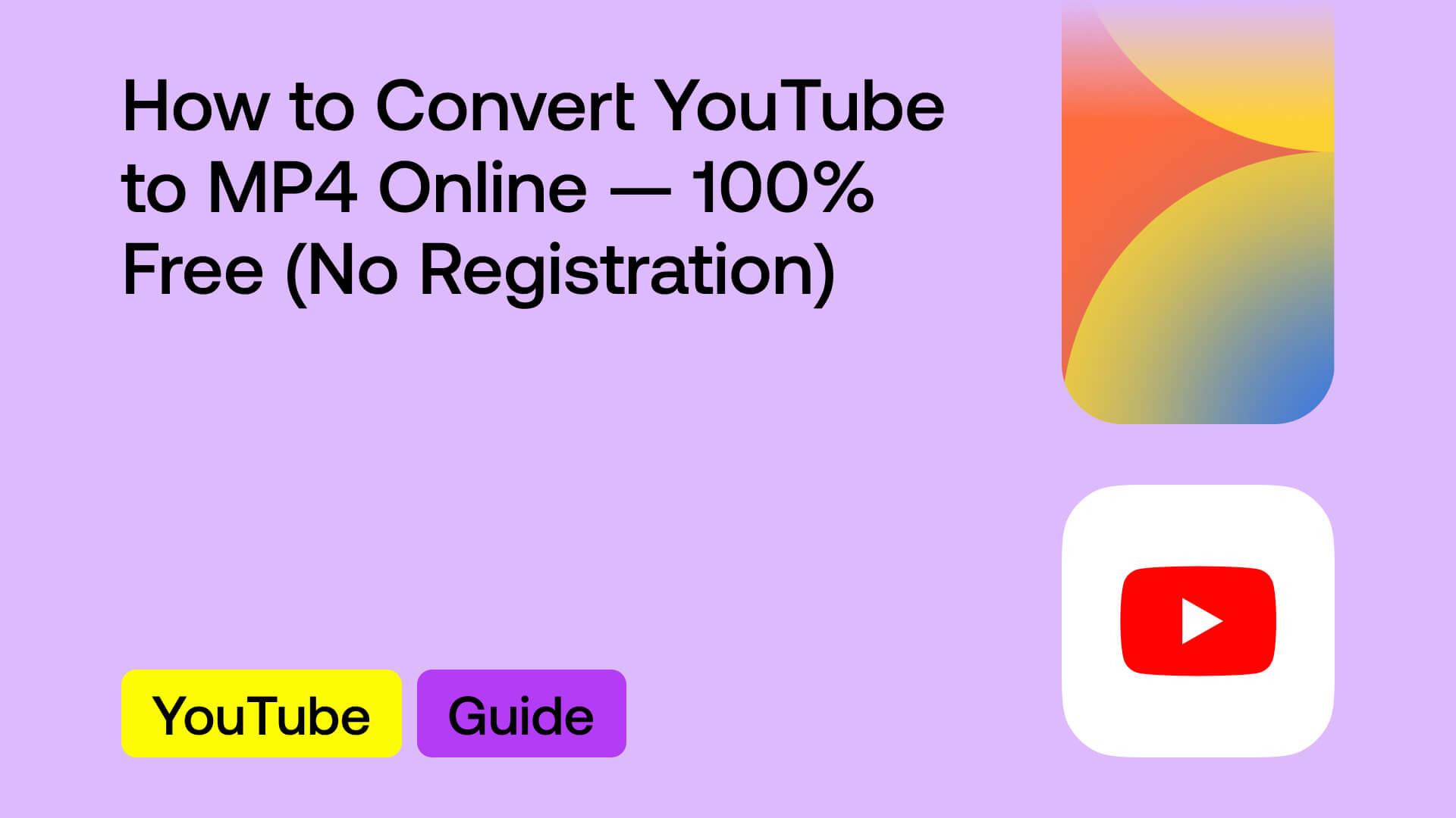 YouTube को MP4 में ऑनलाइन कैसे बदलें — 100% फ्री (बिना रजिस्ट्रेशन)